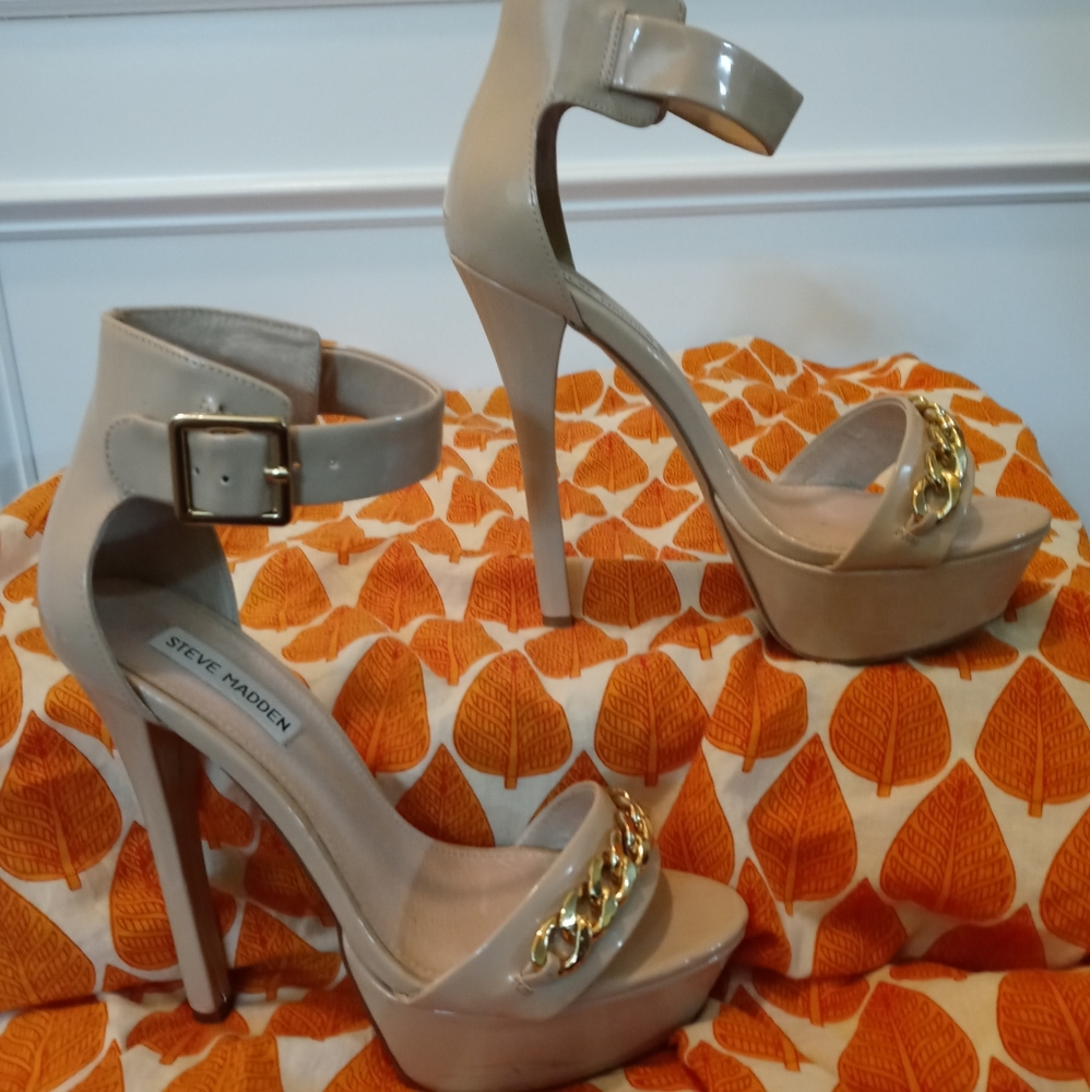 Steve Madden Fable platform sandals Pale Pink 9M